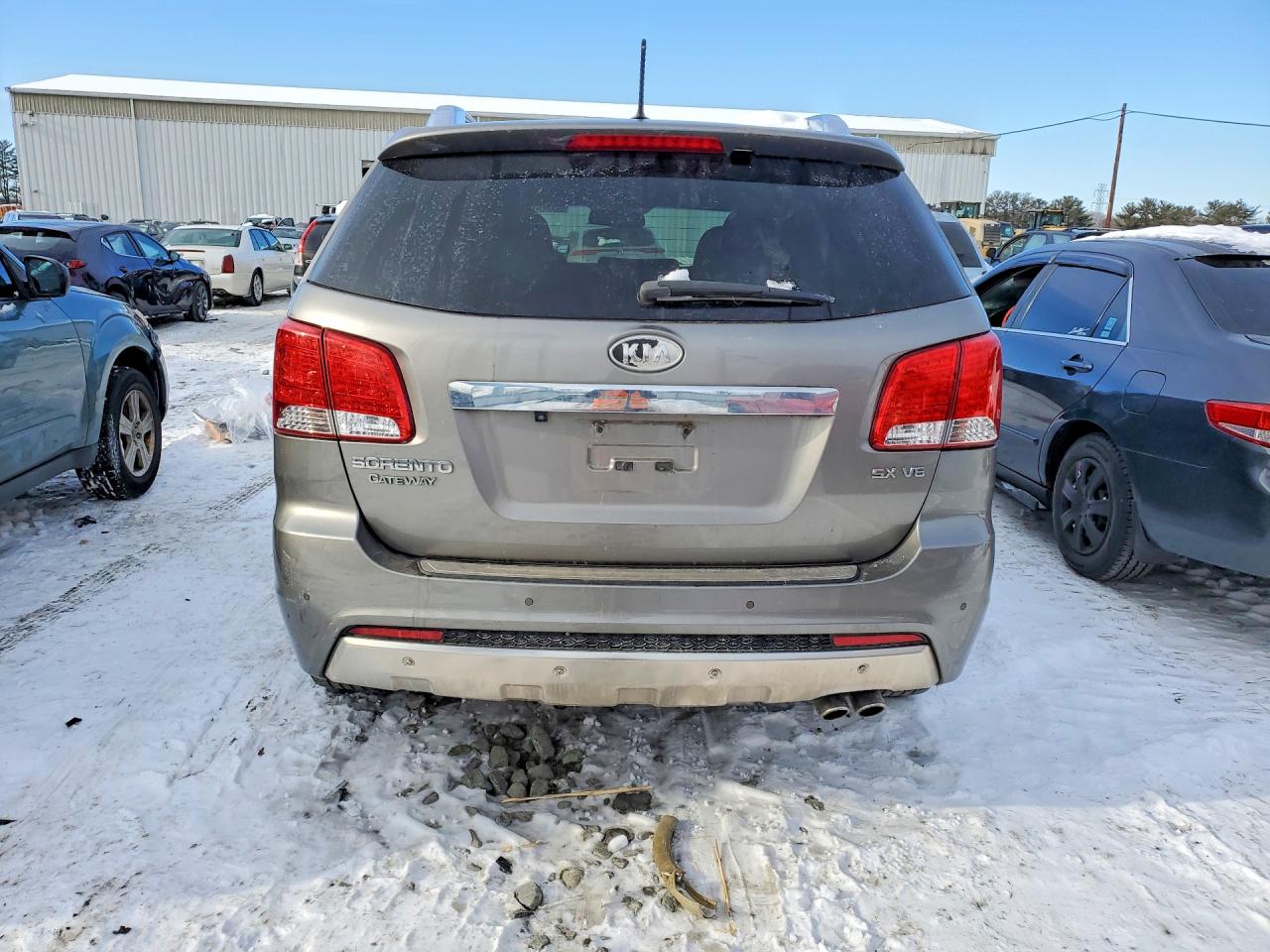 2013 Kia Sorento Sx Gray vin: 5XYKWDA25DG407469