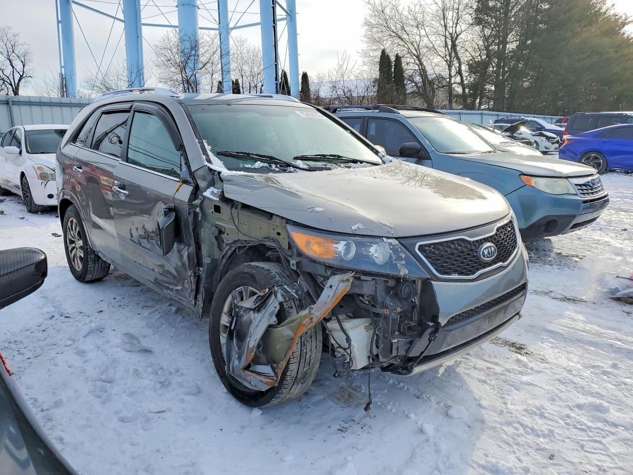 2013 Kia Sorento Sx Gray vin: 5XYKWDA25DG407469