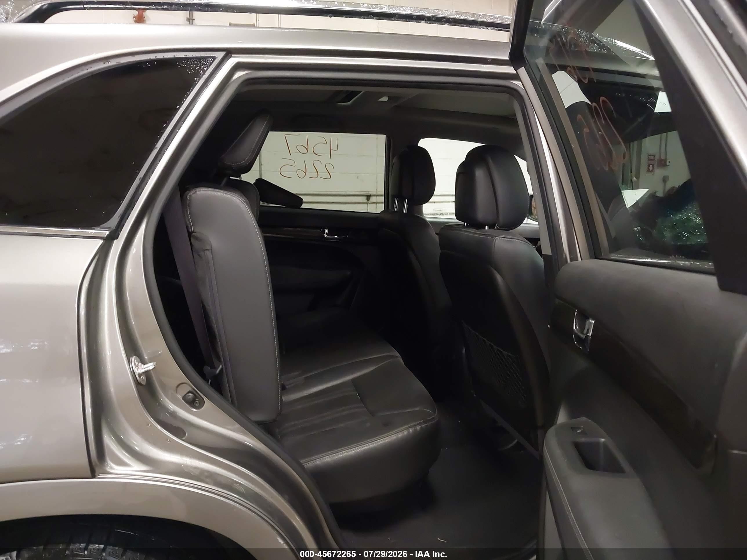 2013 Kia Sorento Sx V6 Gray vin: 5XYKWDA25DG415071
