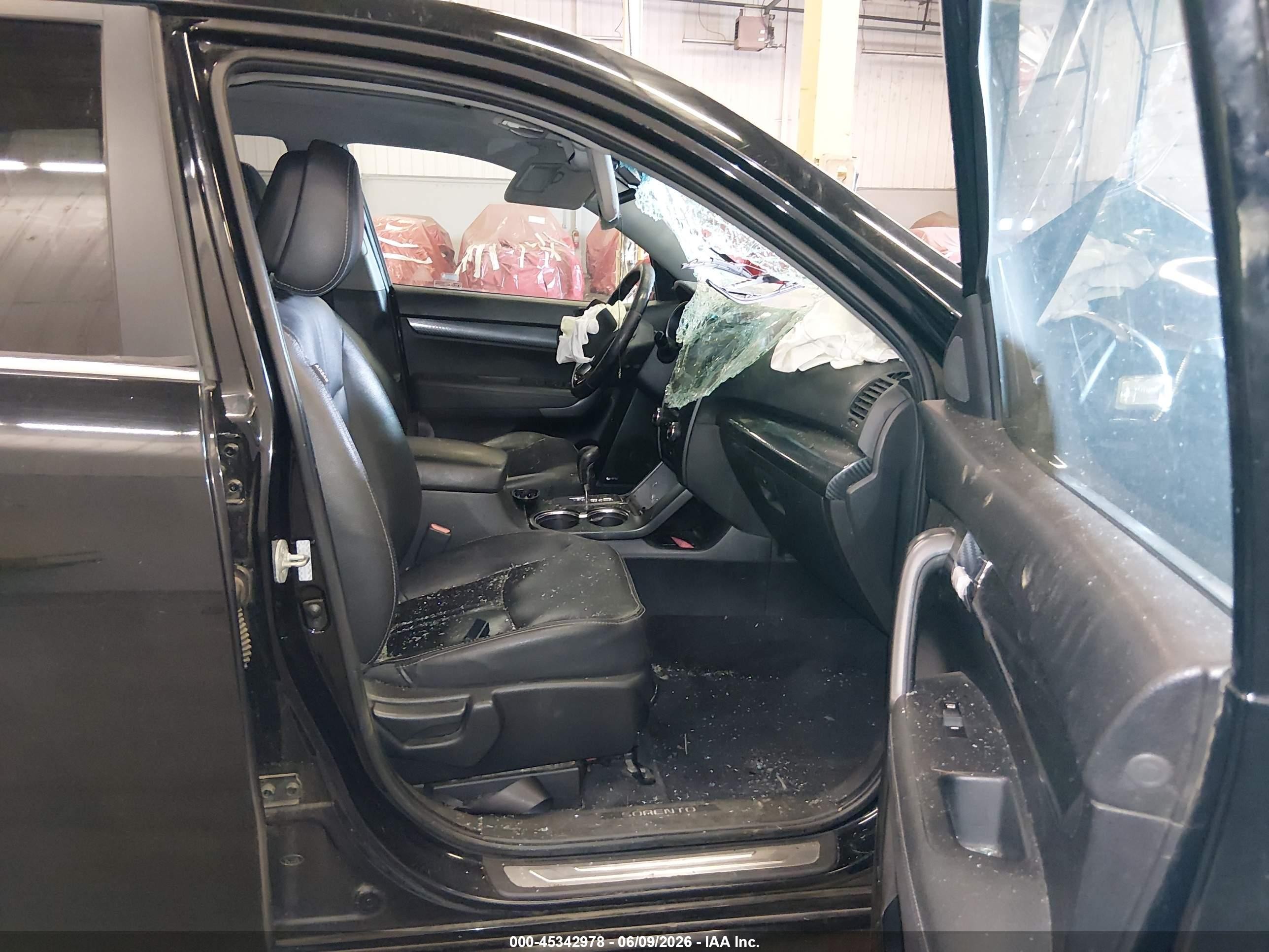 2011 Kia Sorento Sx V6 Black vin: 5XYKWDA26BG090945