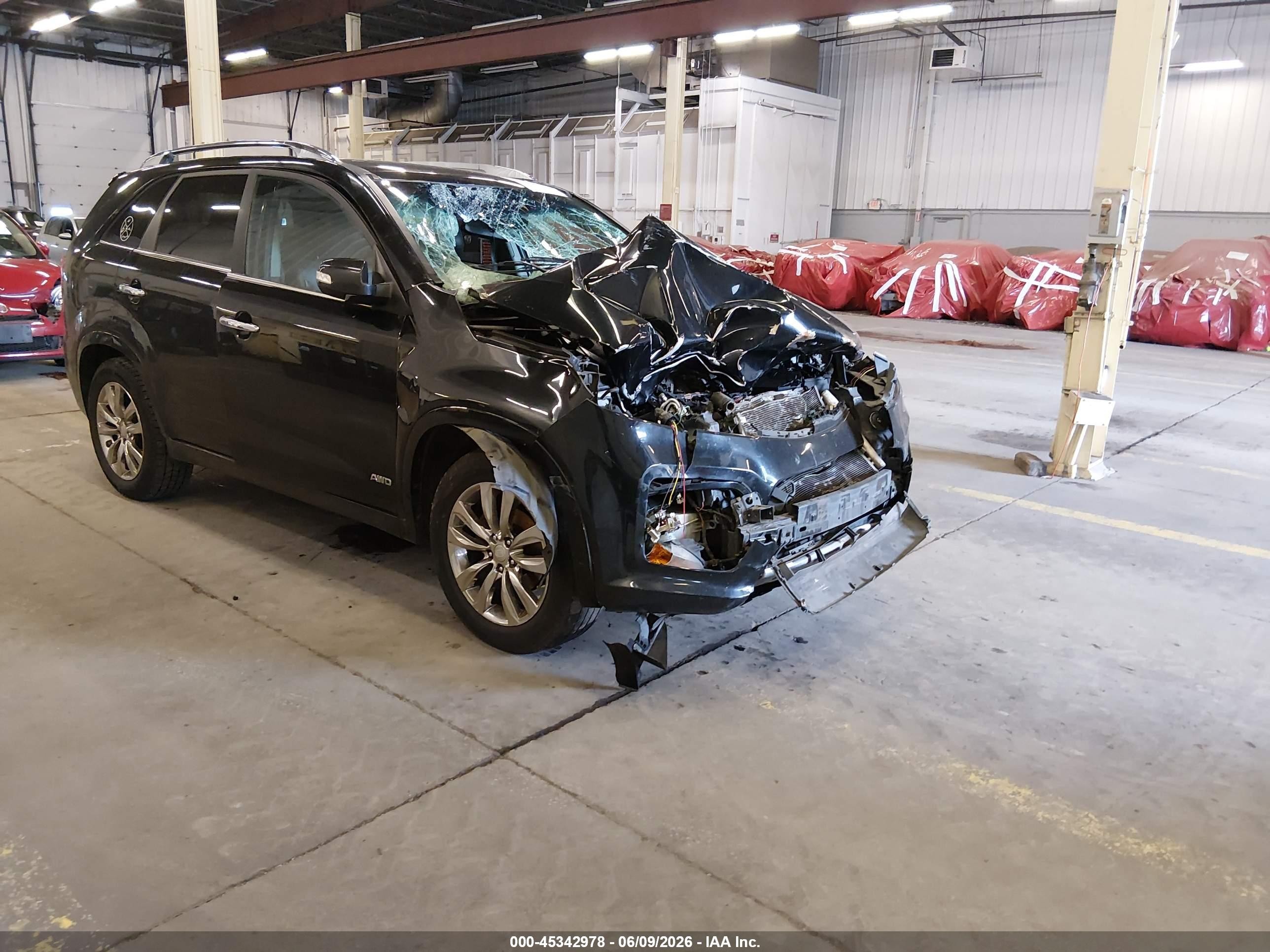 2011 Kia Sorento Sx V6 Black vin: 5XYKWDA26BG090945