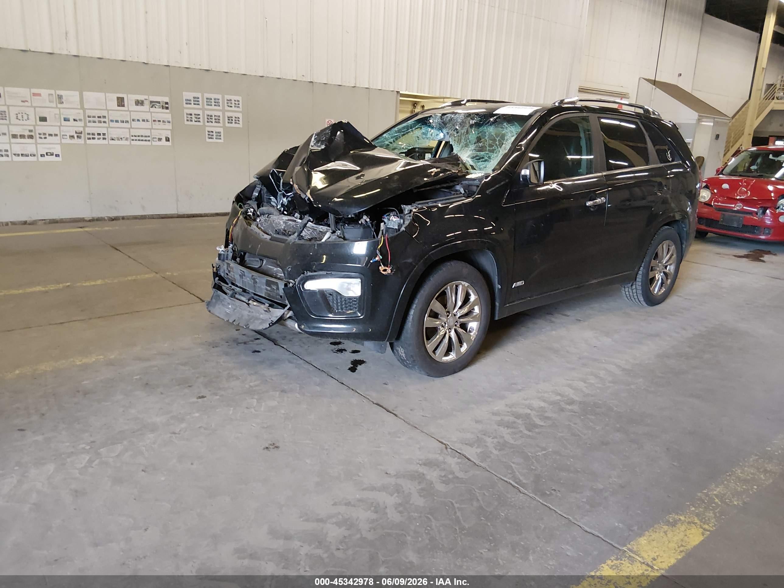 2011 Kia Sorento Sx V6 Black vin: 5XYKWDA26BG090945