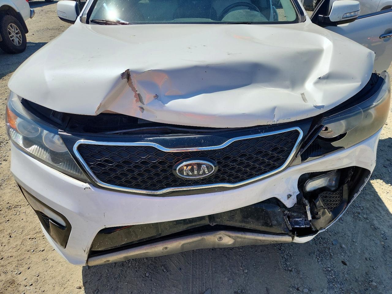 2012 Kia Sorento Sx White vin: 5XYKWDA26CG240117