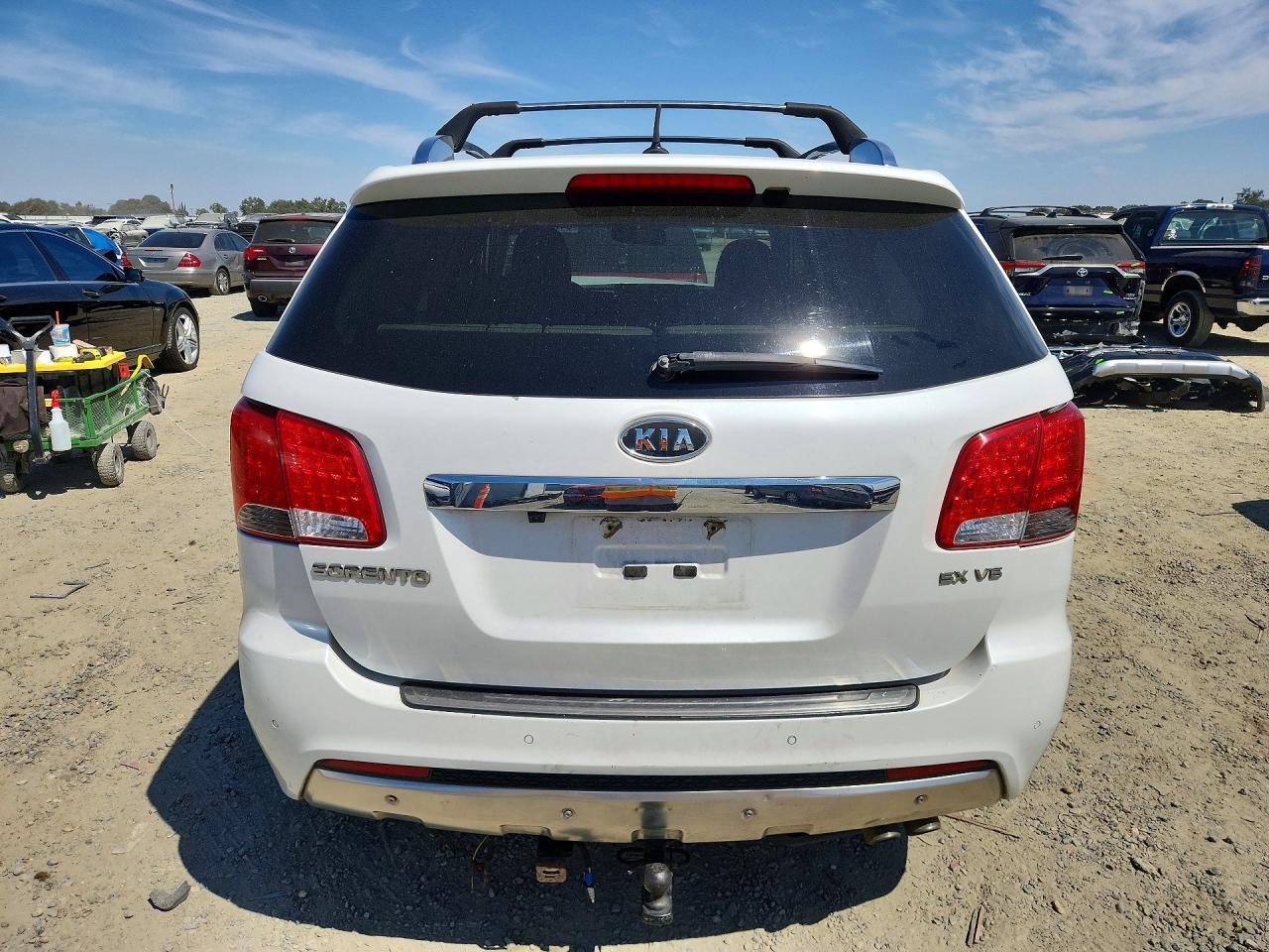 2012 Kia Sorento Sx White vin: 5XYKWDA26CG240117