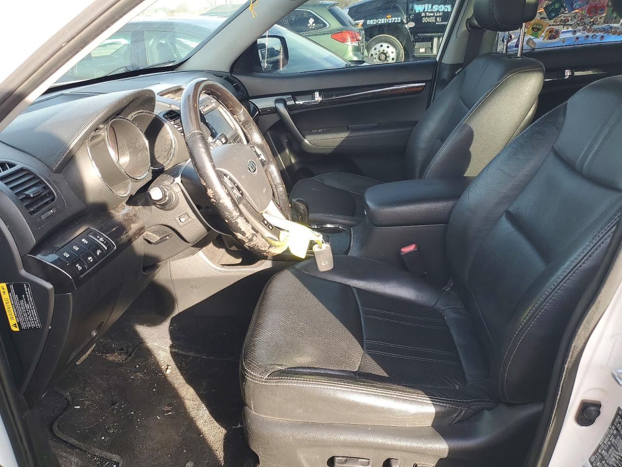 2012 Kia Sorento Sx White vin: 5XYKWDA26CG262067