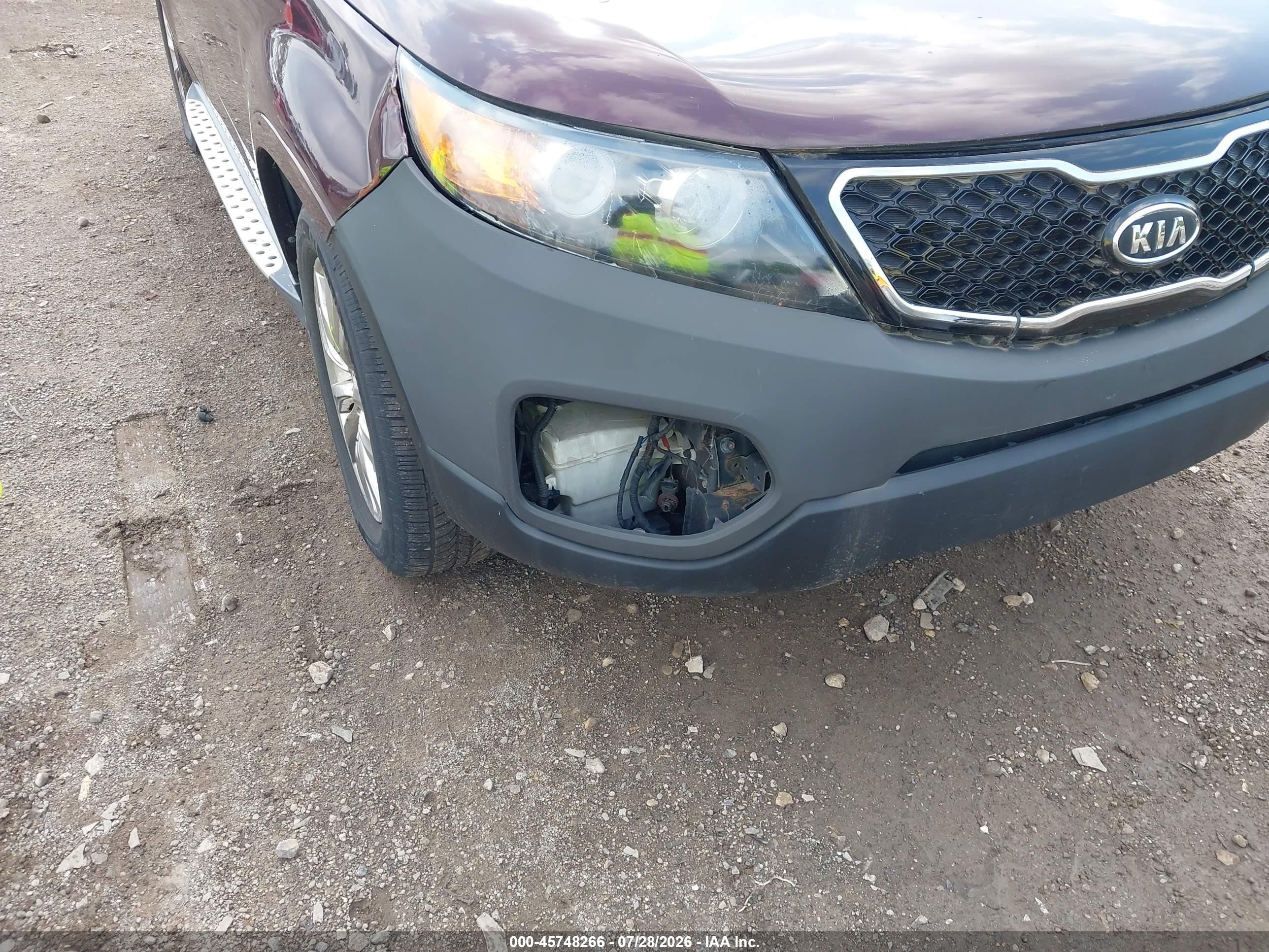 2013 Kia Sorento Sx V6 Purple vin: 5XYKWDA26DG337030