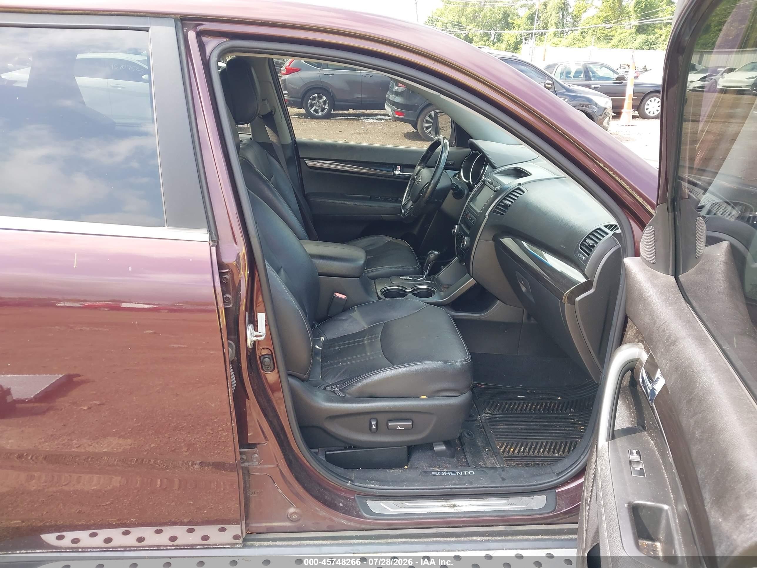 2013 Kia Sorento Sx V6 Purple vin: 5XYKWDA26DG337030
