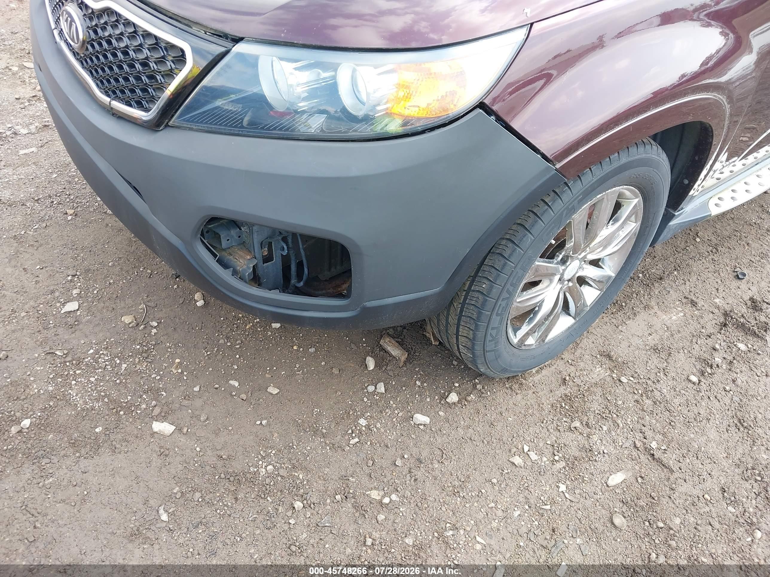 2013 Kia Sorento Sx V6 Purple vin: 5XYKWDA26DG337030