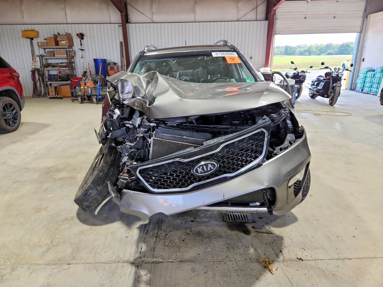 2013 Kia Sorento Sx Silver vin: 5XYKWDA26DG381772