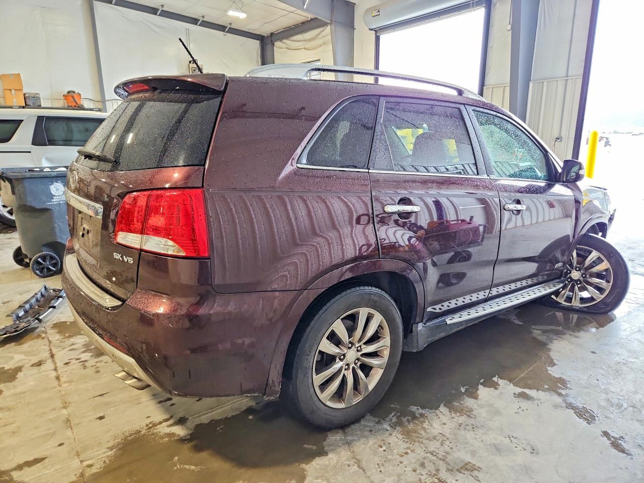 2013 Kia Sorento Sx Burgundy vin: 5XYKWDA27DG372627