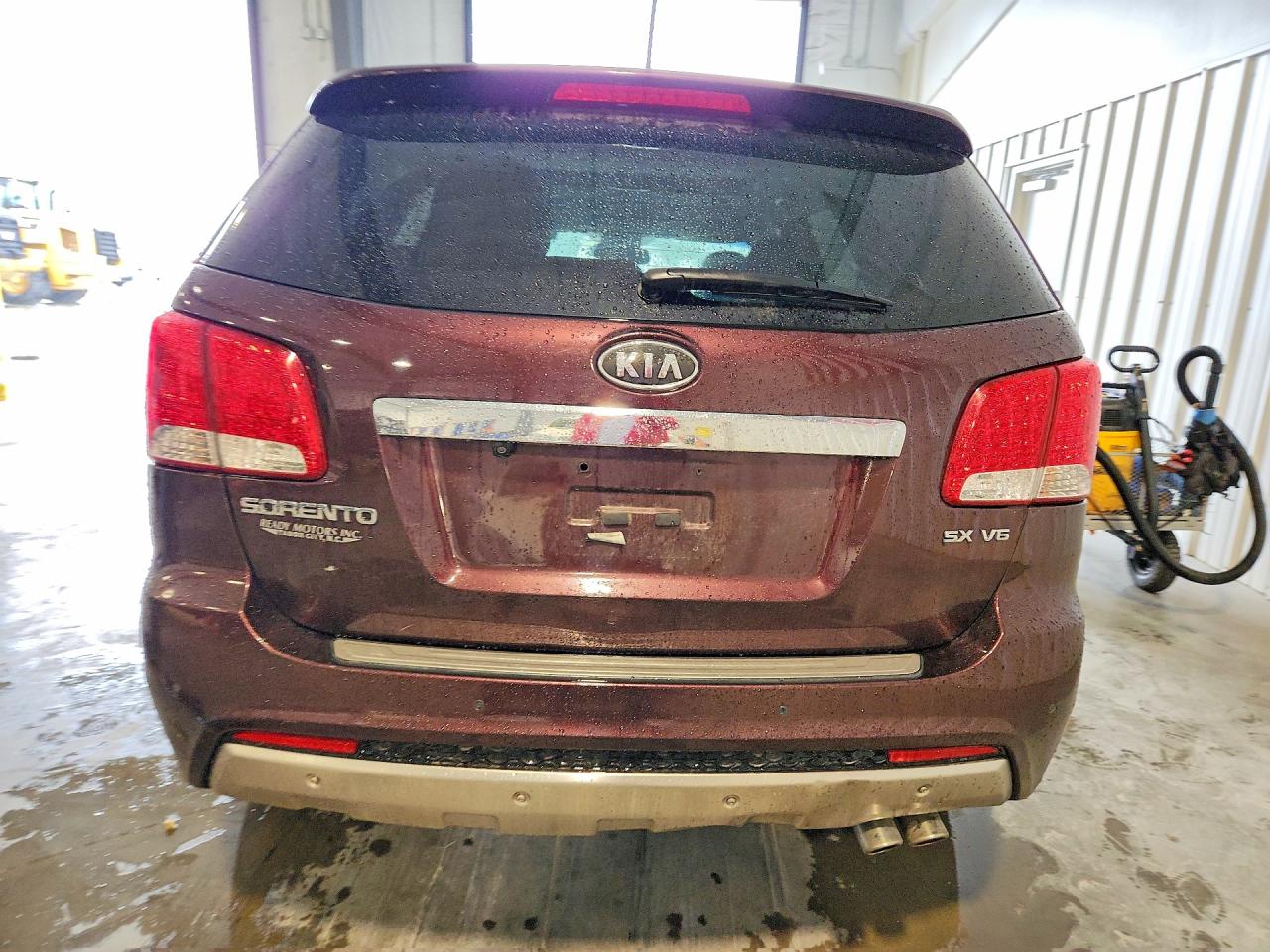 2013 Kia Sorento Sx Burgundy vin: 5XYKWDA27DG372627
