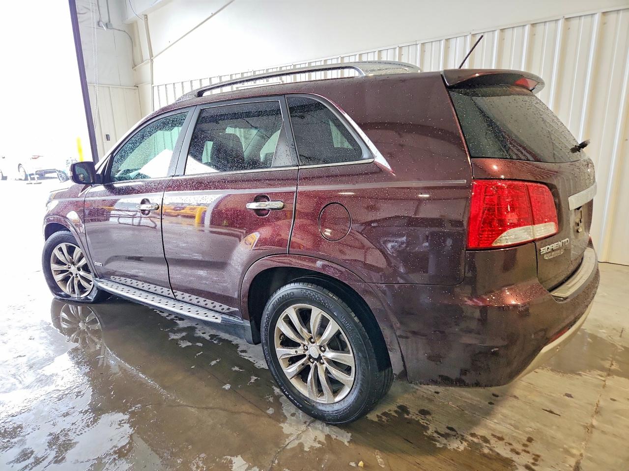 2013 Kia Sorento Sx Burgundy vin: 5XYKWDA27DG372627