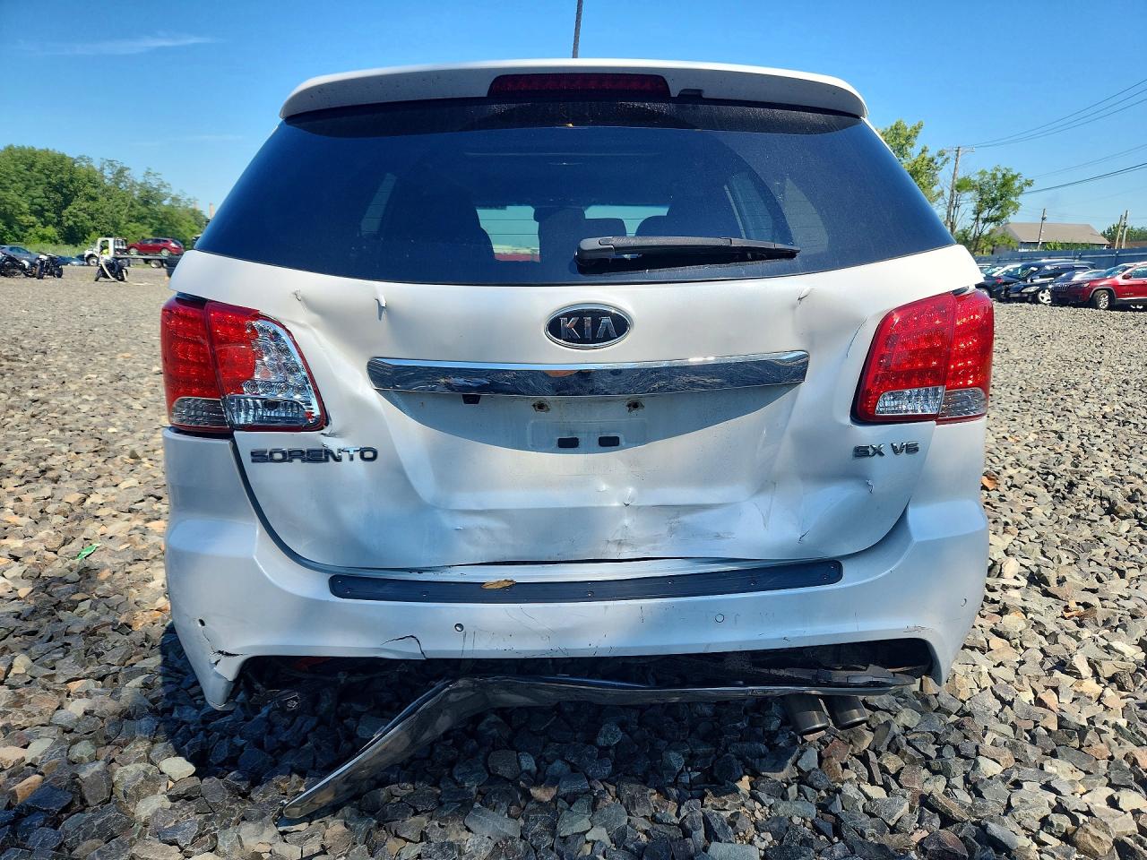 2013 Kia Sorento Sx Белый vin: 5XYKWDA27DG396653
