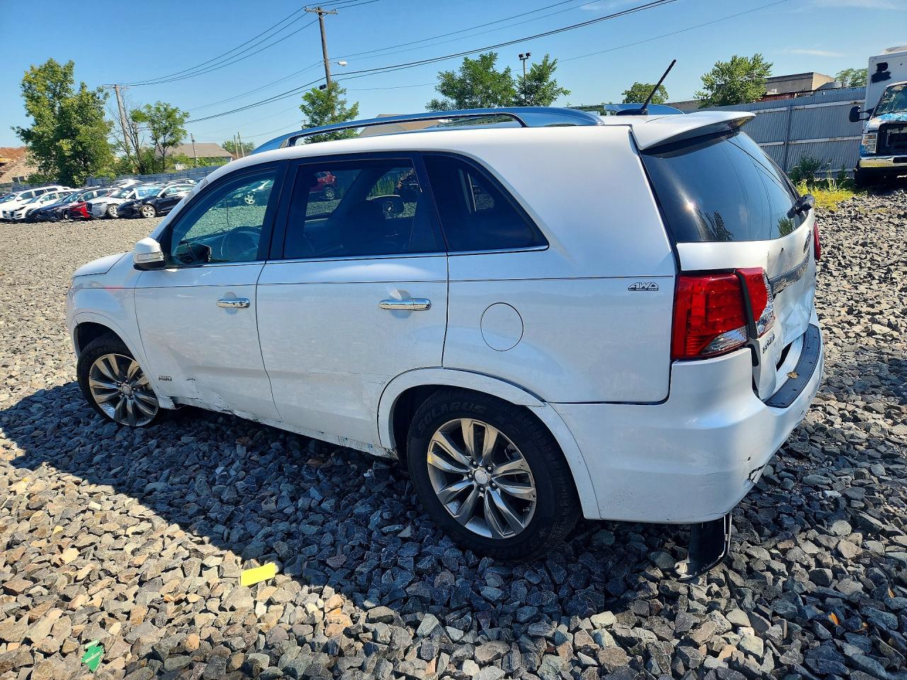 2013 Kia Sorento Sx Белый vin: 5XYKWDA27DG396653