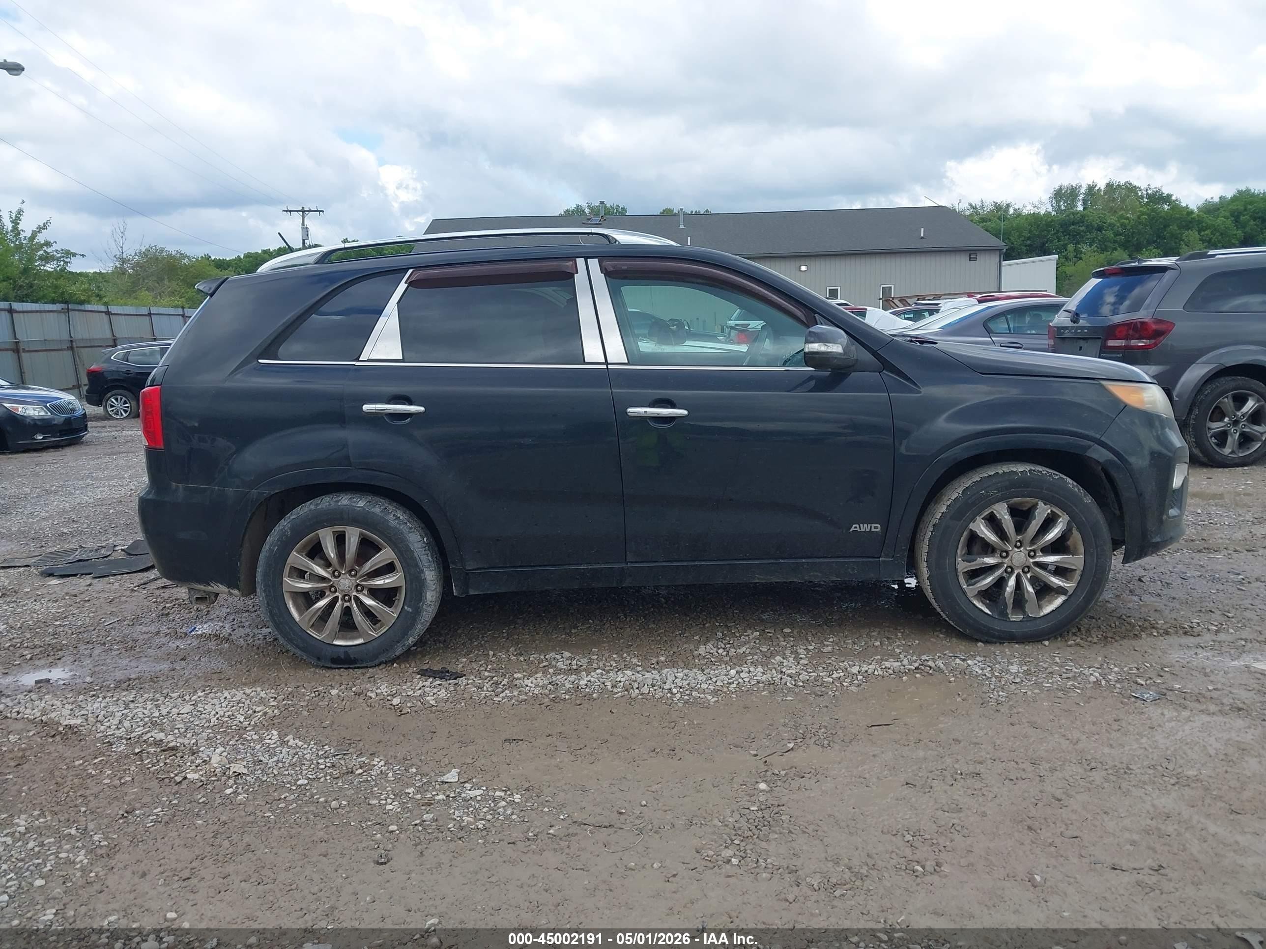 2012 Kia Sorento Sx V6 Black vin: 5XYKWDA28CG194239