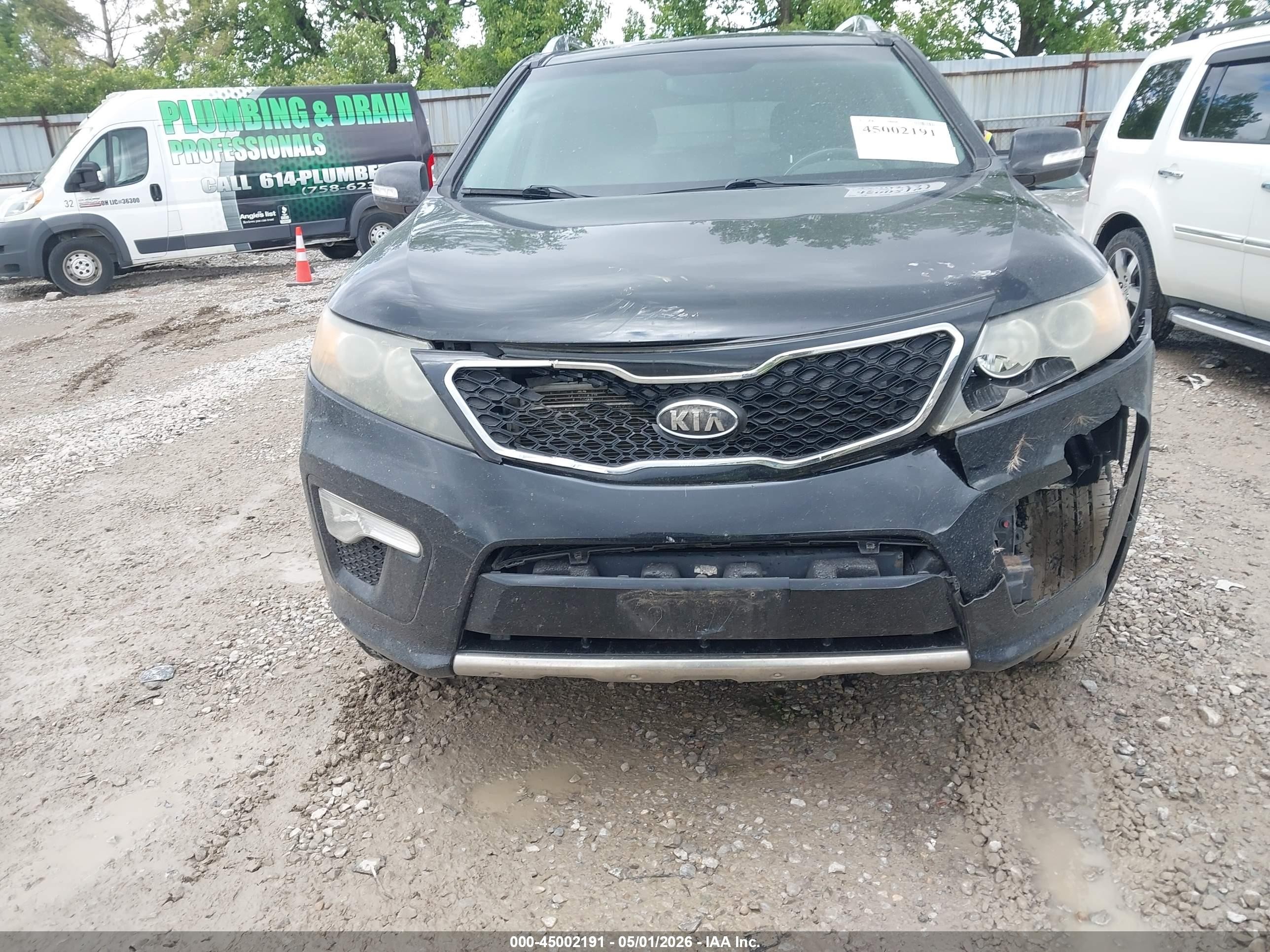 2012 Kia Sorento Sx V6 Black vin: 5XYKWDA28CG194239