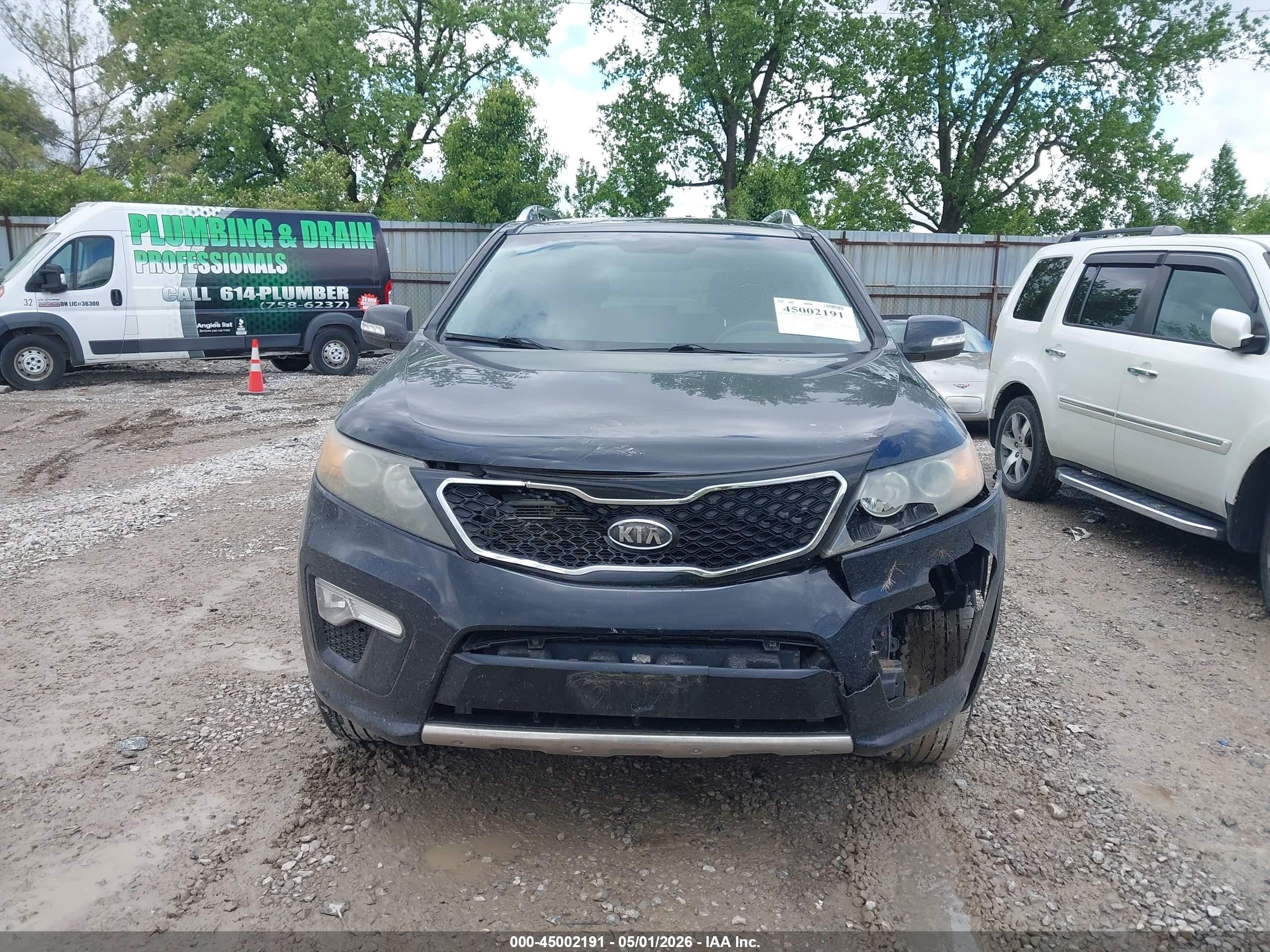 2012 Kia Sorento Sx V6 Black vin: 5XYKWDA28CG194239