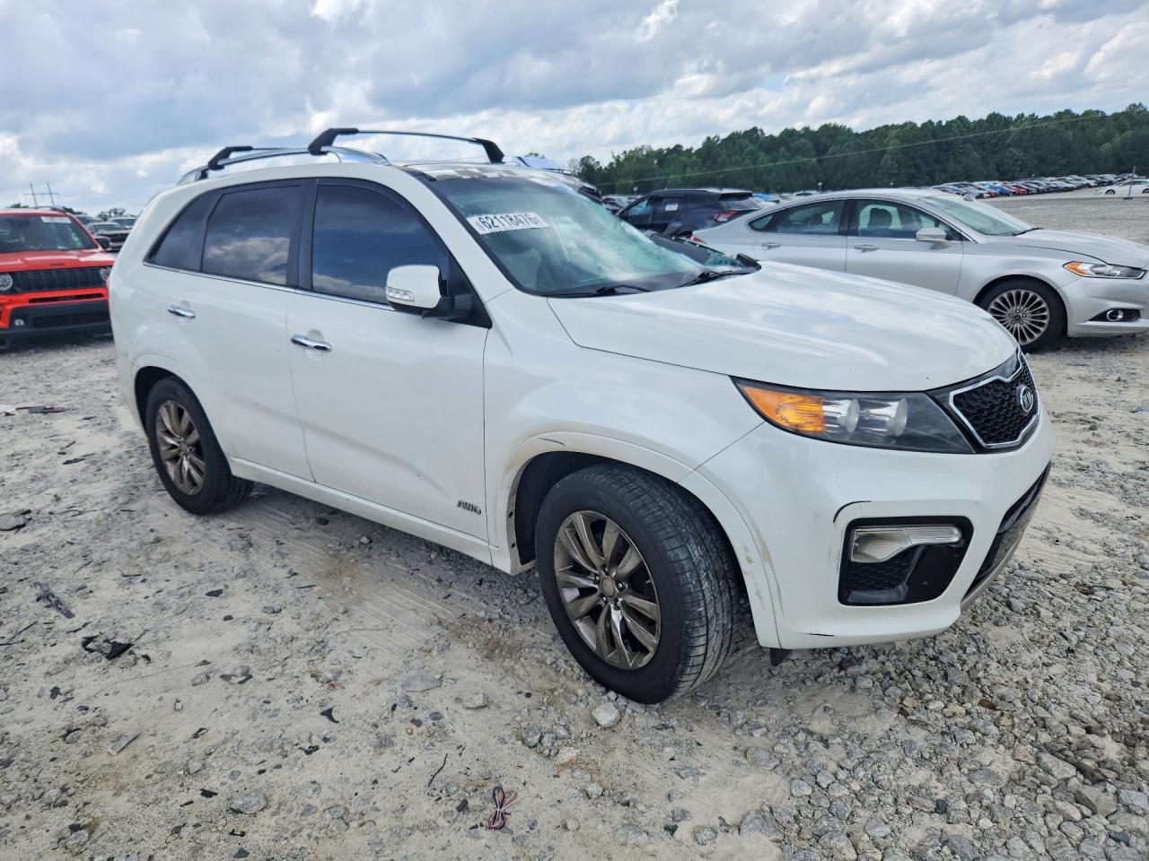 2012 Kia Sorento Sx White vin: 5XYKWDA28CG253323