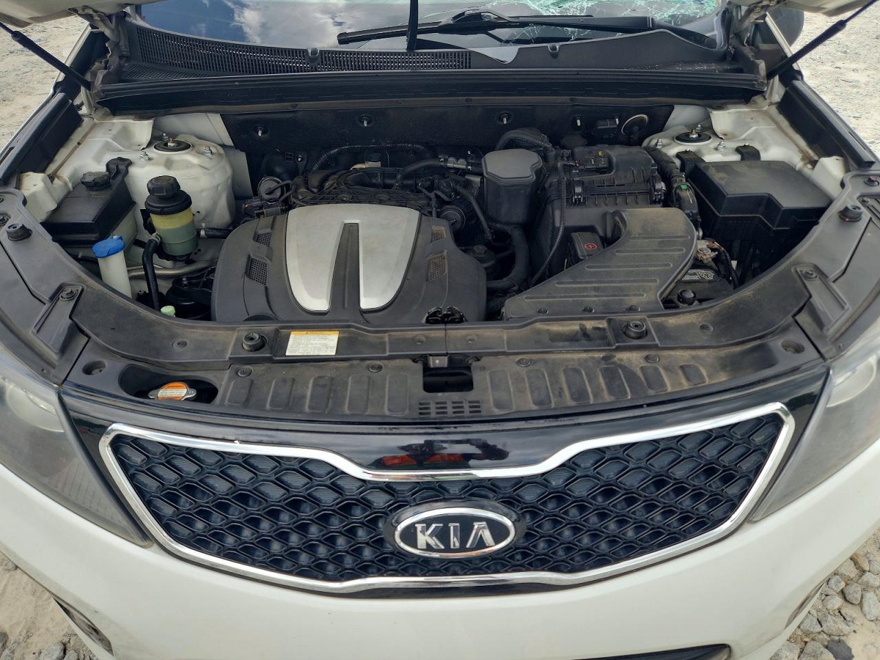 2012 Kia Sorento Sx White vin: 5XYKWDA28CG253323