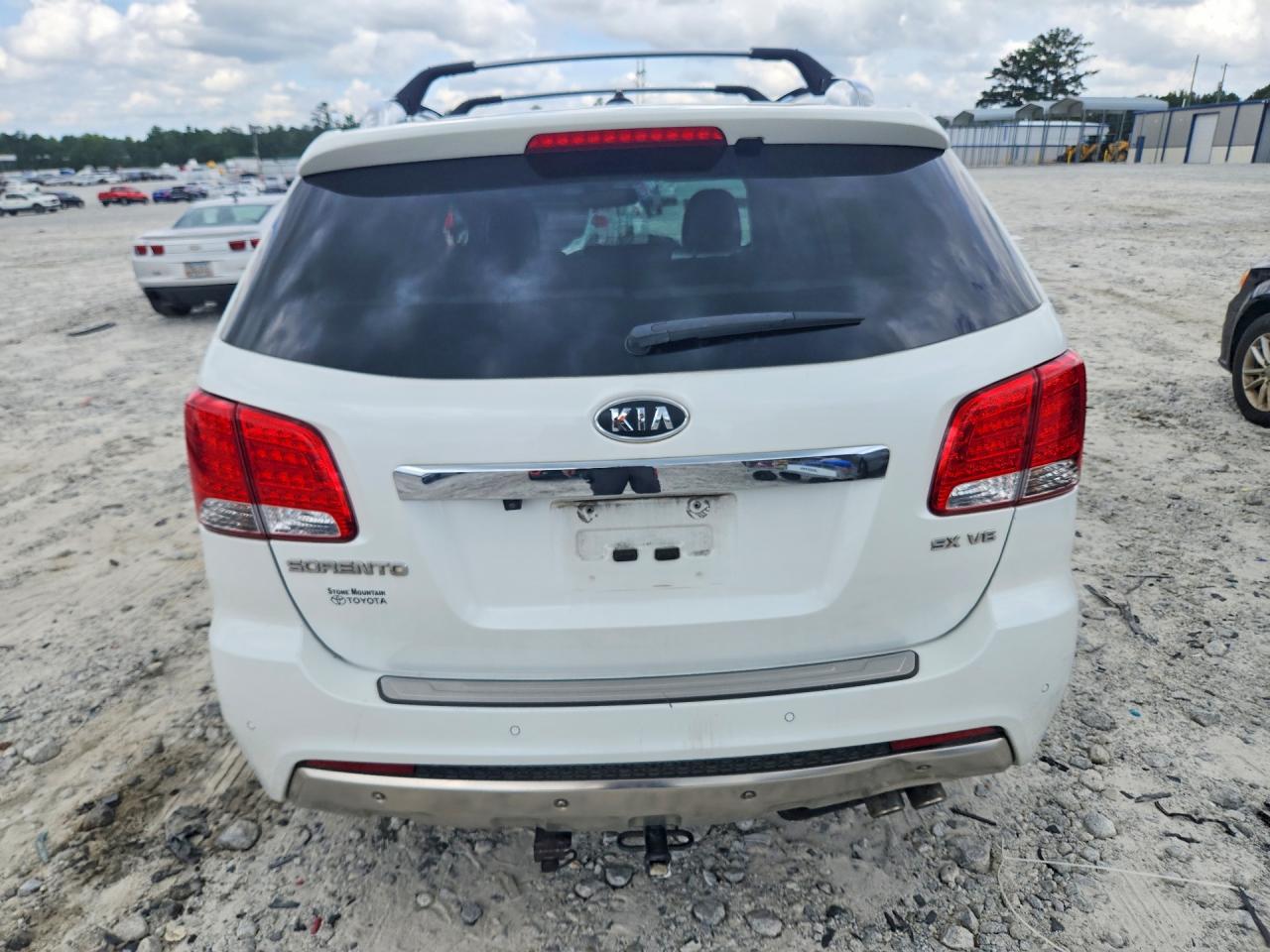 2012 Kia Sorento Sx White vin: 5XYKWDA28CG253323