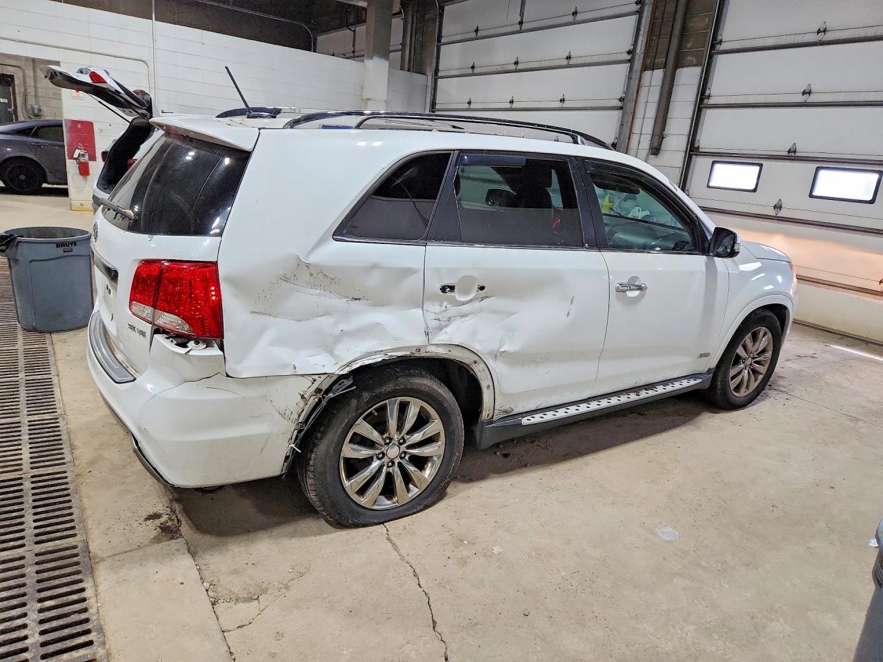 2013 Kia Sorento Sx White vin: 5XYKWDA28DG332959