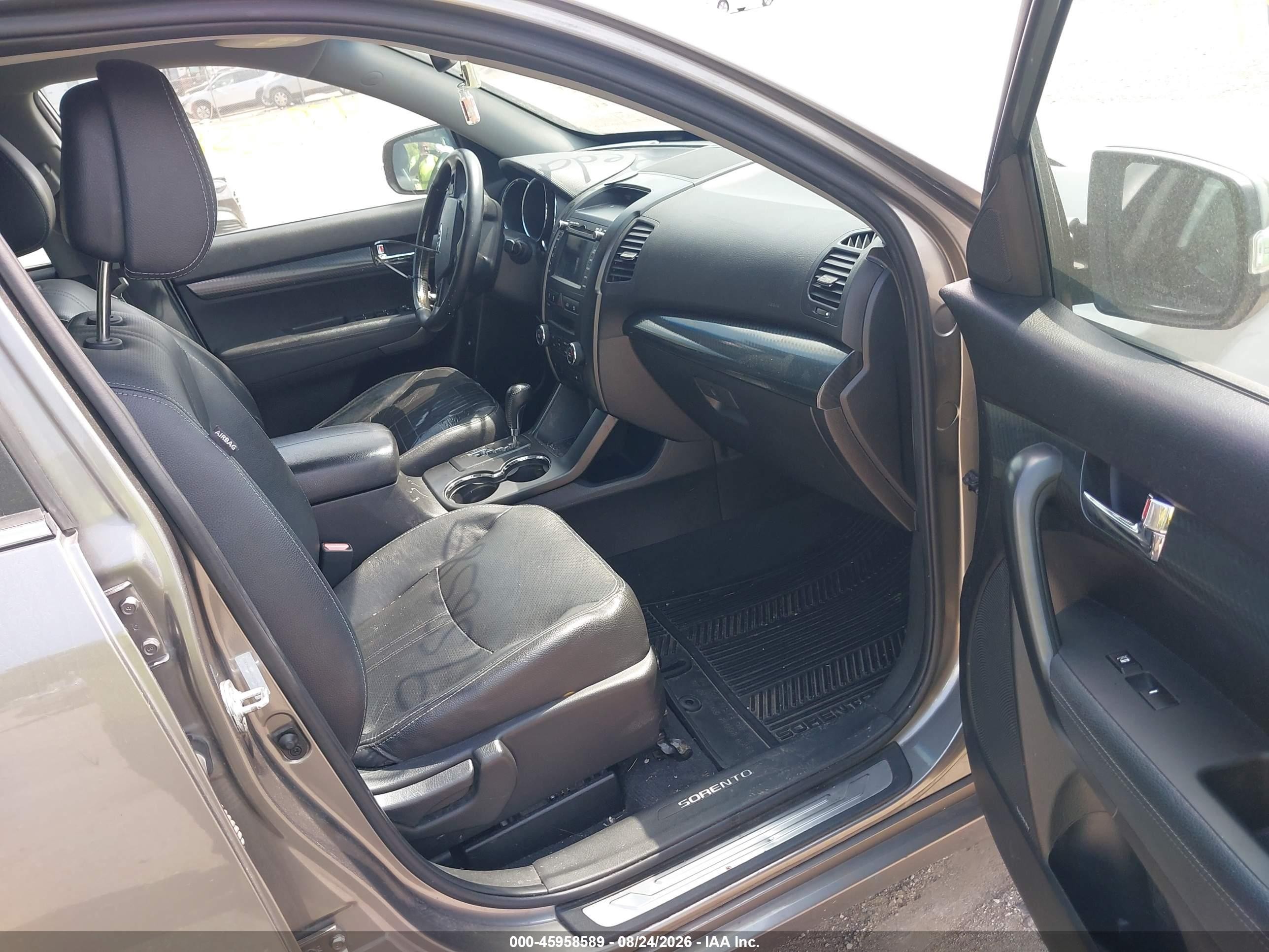 2011 Kia Sorento Sx V6 Gray vin: 5XYKWDA29BG176444
