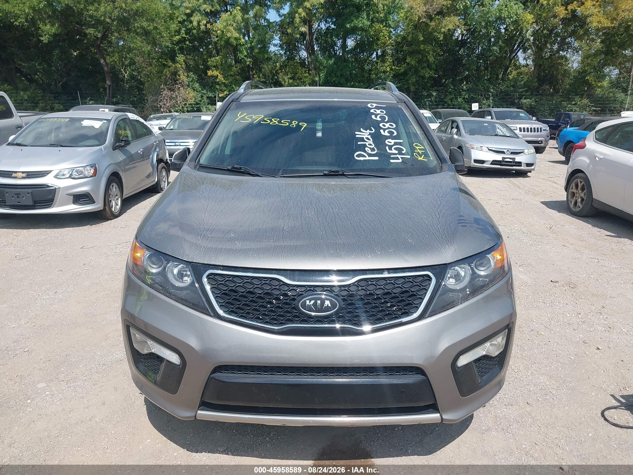 2011 Kia Sorento Sx V6 Gray vin: 5XYKWDA29BG176444