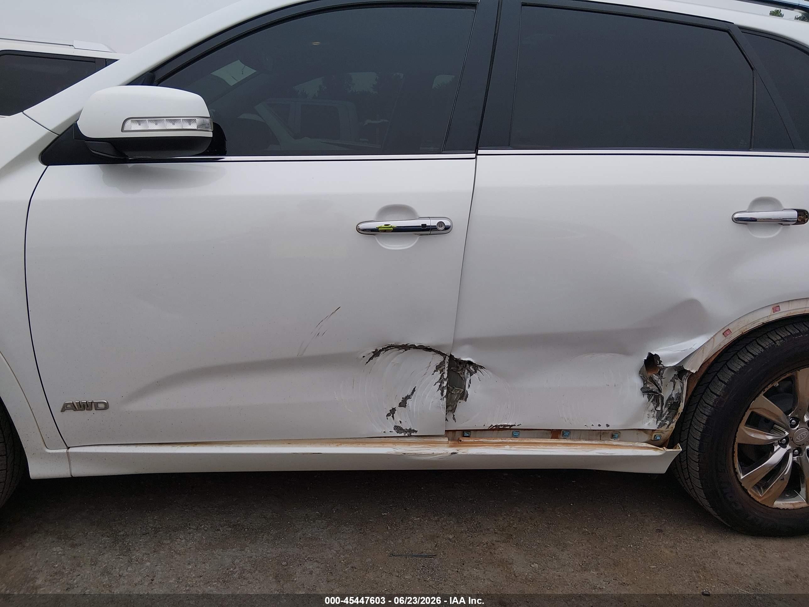 2012 Kia Sorento Sx V6 White vin: 5XYKWDA29CG274018