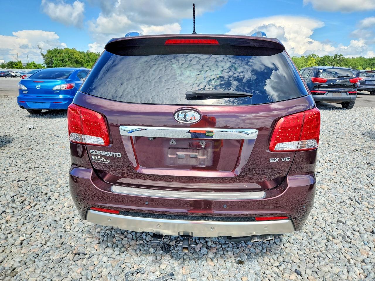 2012 Kia Sorento Sx Burgundy vin: 5XYKWDA29CG285827