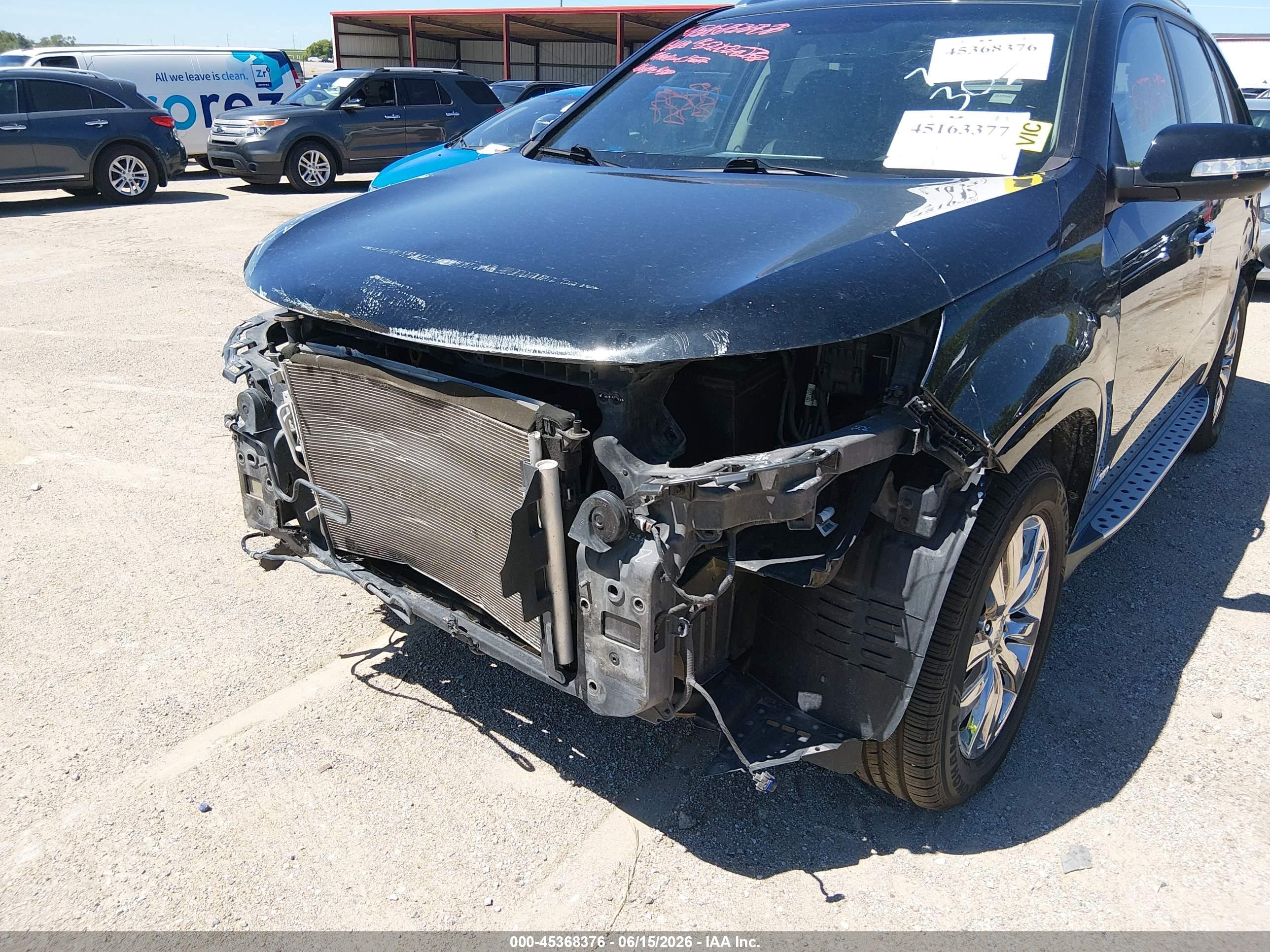 2012 Kia Sorento Sx V6 Black vin: 5XYKWDA29CG307373