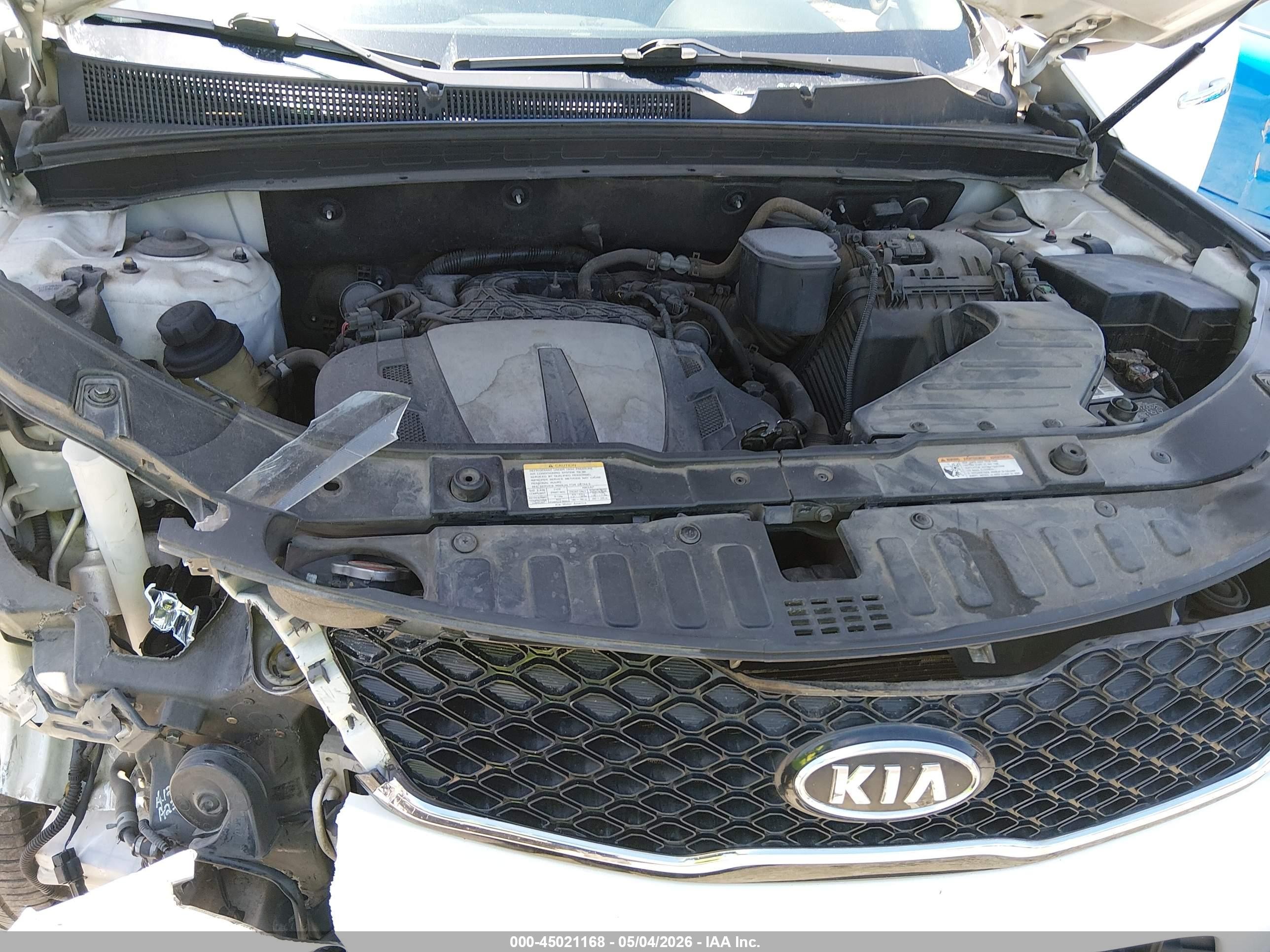 2013 Kia Sorento Sx V6 Белый vin: 5XYKWDA29DG320111
