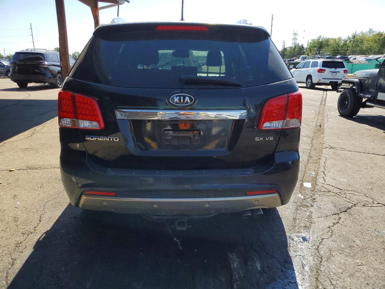 2013 Kia Sorento Sx Black vin: 5XYKWDA29DG365825