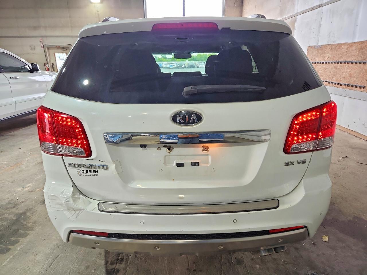2013 Kia Sorento Sx White vin: 5XYKWDA29DG370376