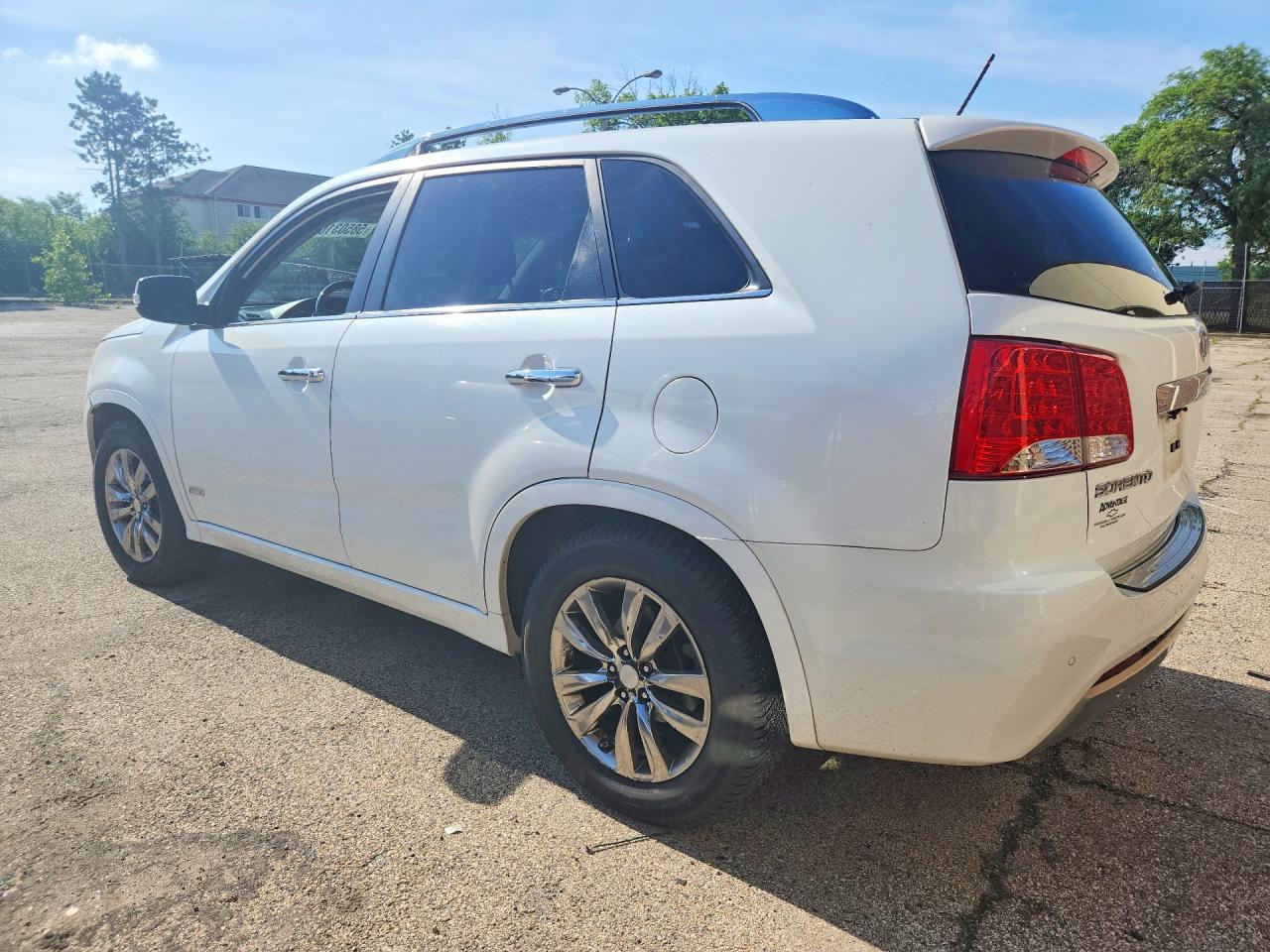 2013 Kia Sorento Sx White vin: 5XYKWDA29DG382561