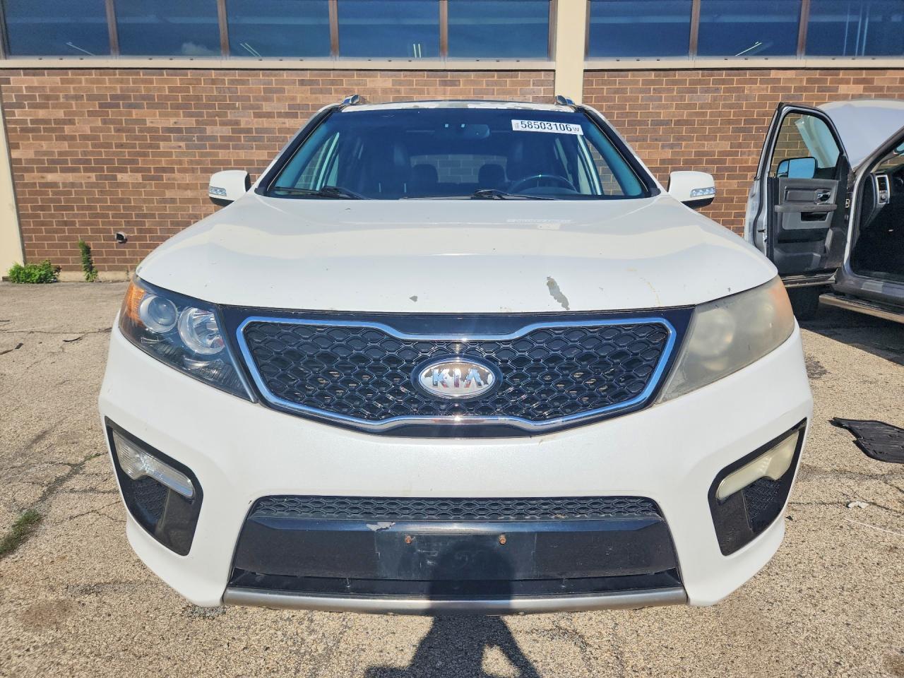 2013 Kia Sorento Sx White vin: 5XYKWDA29DG382561