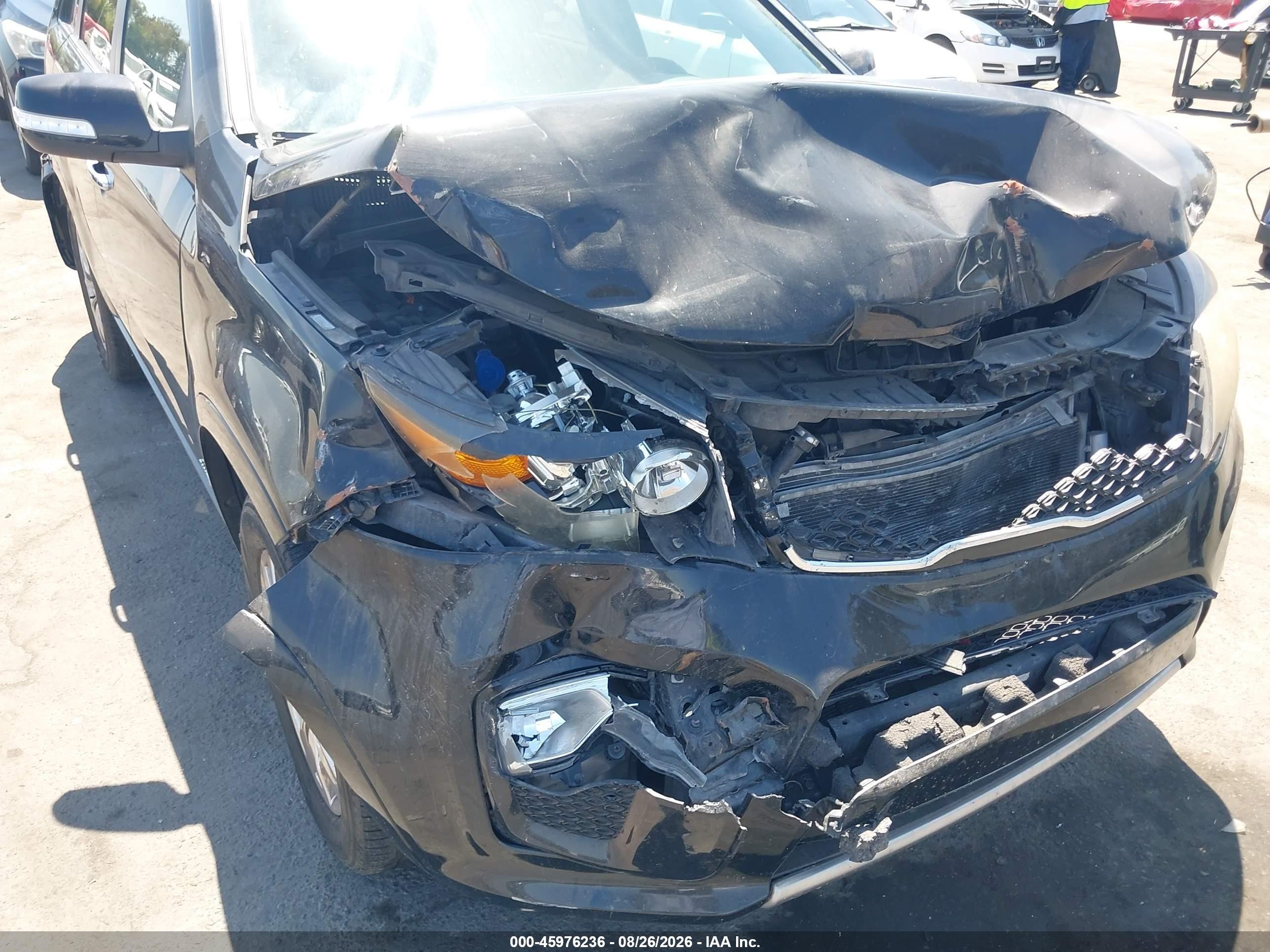 2012 Kia Sorento Sx V6 Black vin: 5XYKWDA2XCG210246