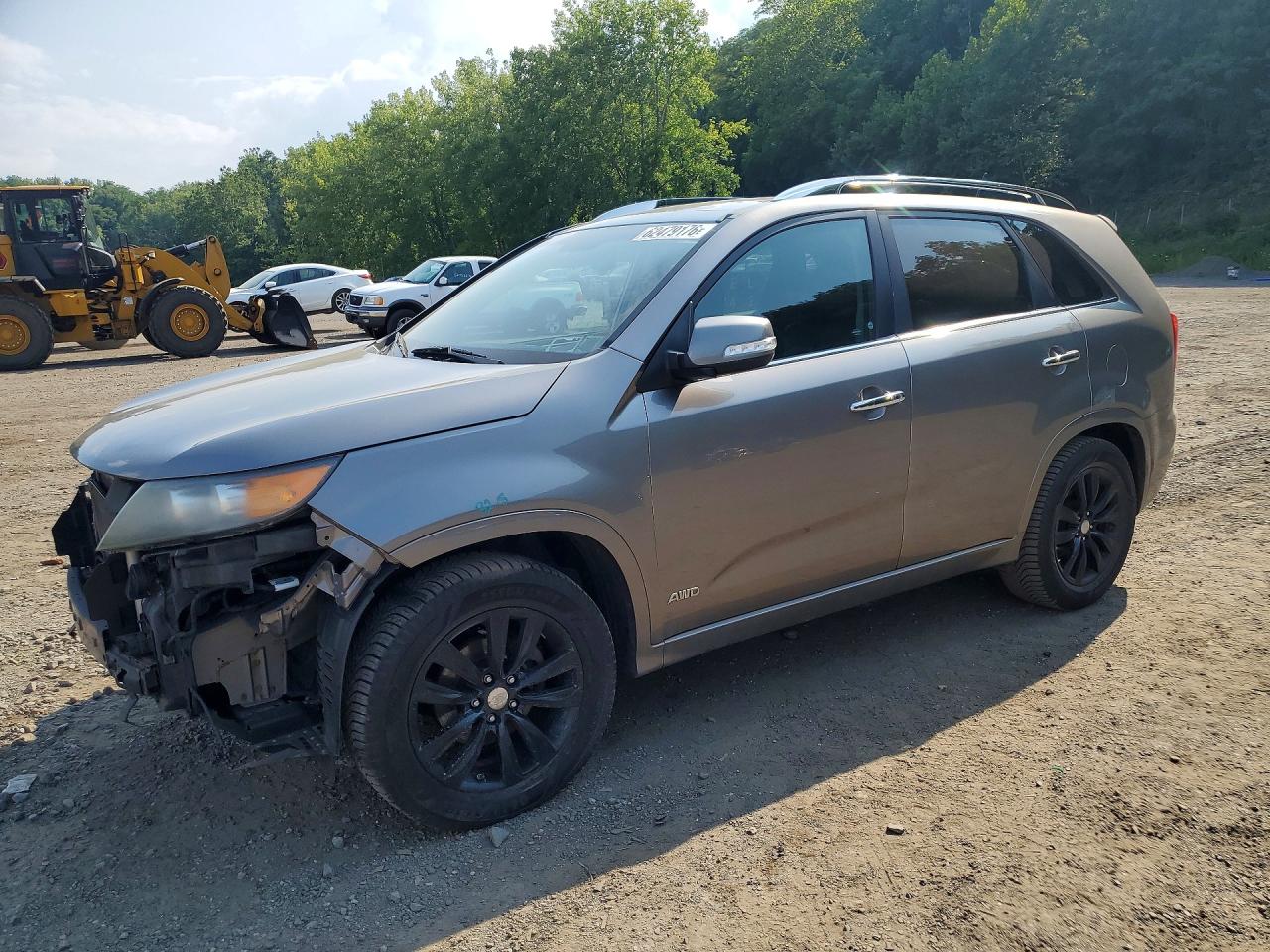 2012 Kia Sorento Sx Gray vin: 5XYKWDA2XCG231128