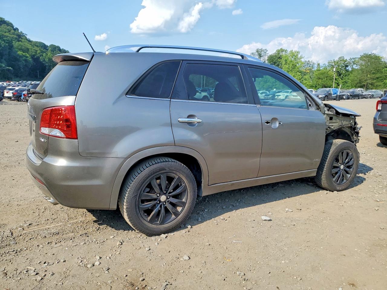 2012 Kia Sorento Sx Gray vin: 5XYKWDA2XCG231128