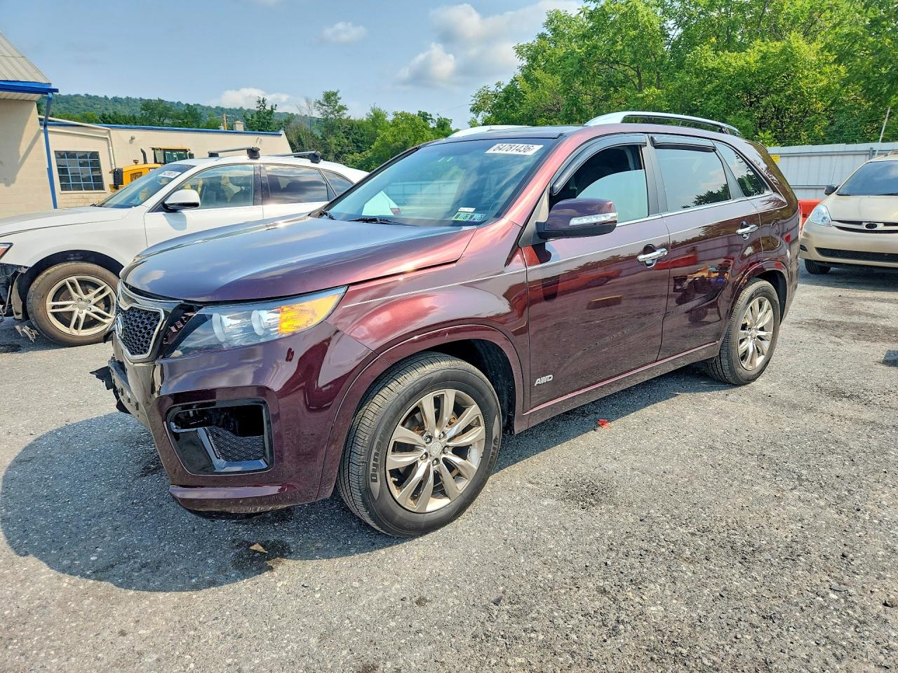 2012 Kia Sorento Sx Maroon vin: 5XYKWDA2XCG284900