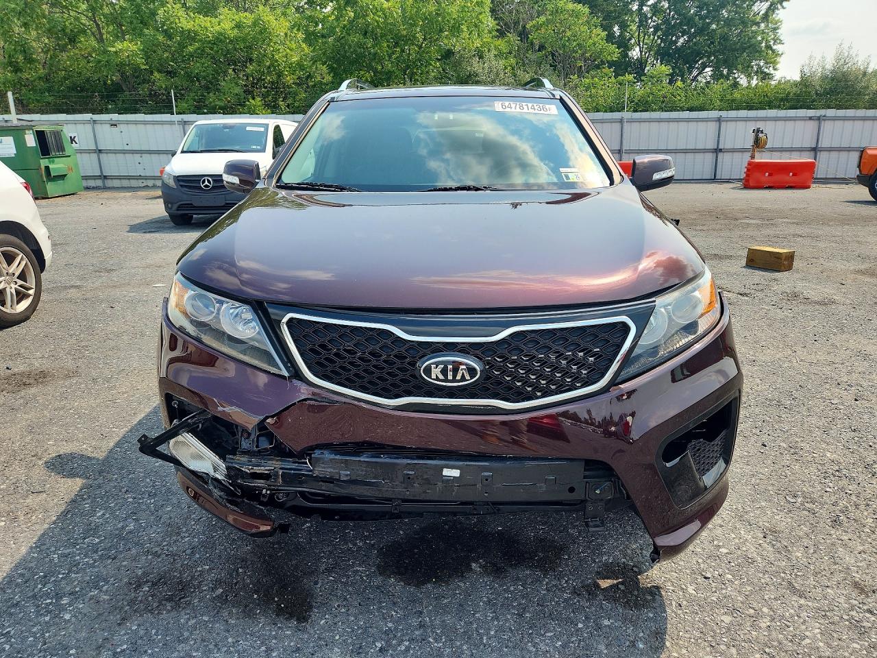 2012 Kia Sorento Sx Maroon vin: 5XYKWDA2XCG284900
