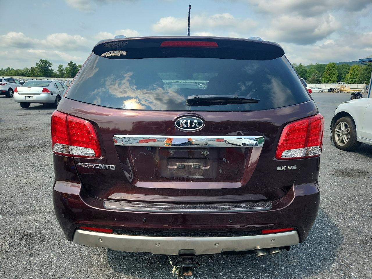 2012 Kia Sorento Sx Maroon vin: 5XYKWDA2XCG284900