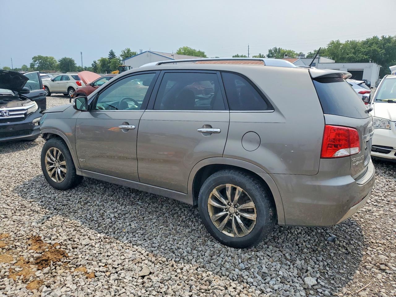 2012 Kia Sorento Sx Gray vin: 5XYKWDA2XCG302439