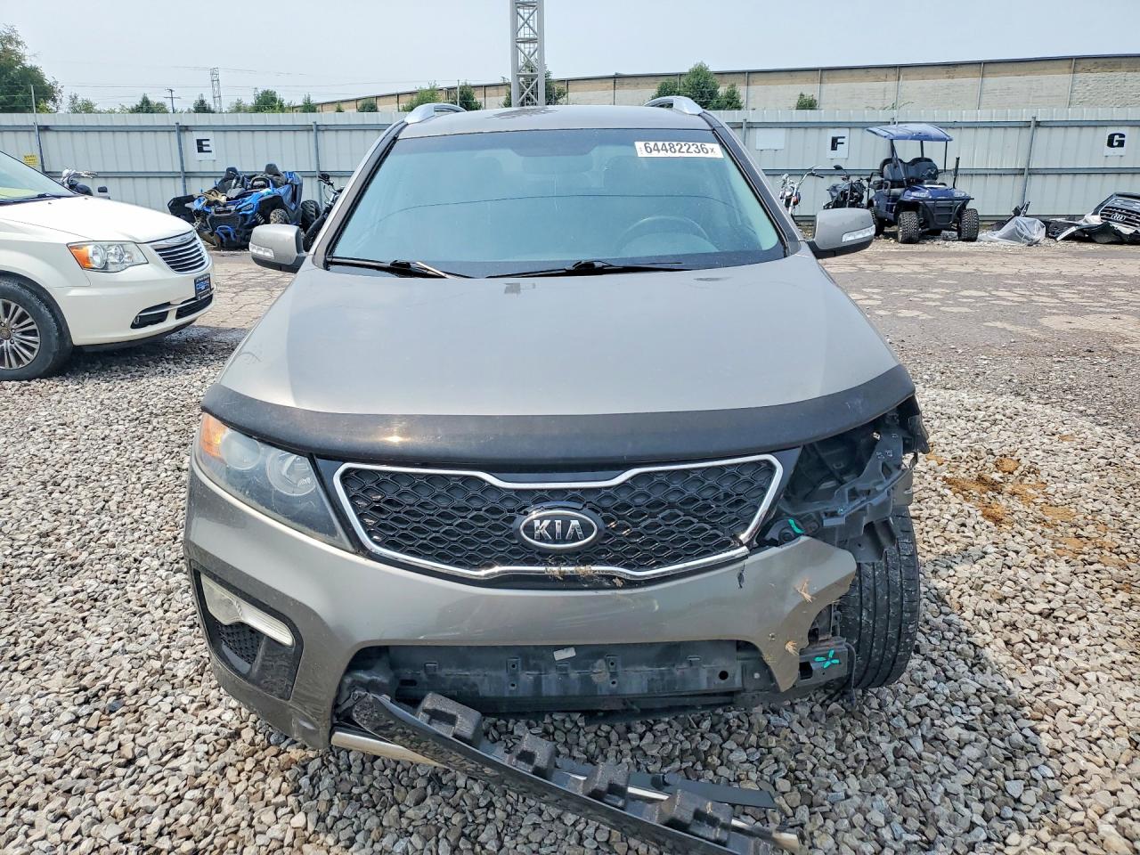 2012 Kia Sorento Sx Gray vin: 5XYKWDA2XCG302439