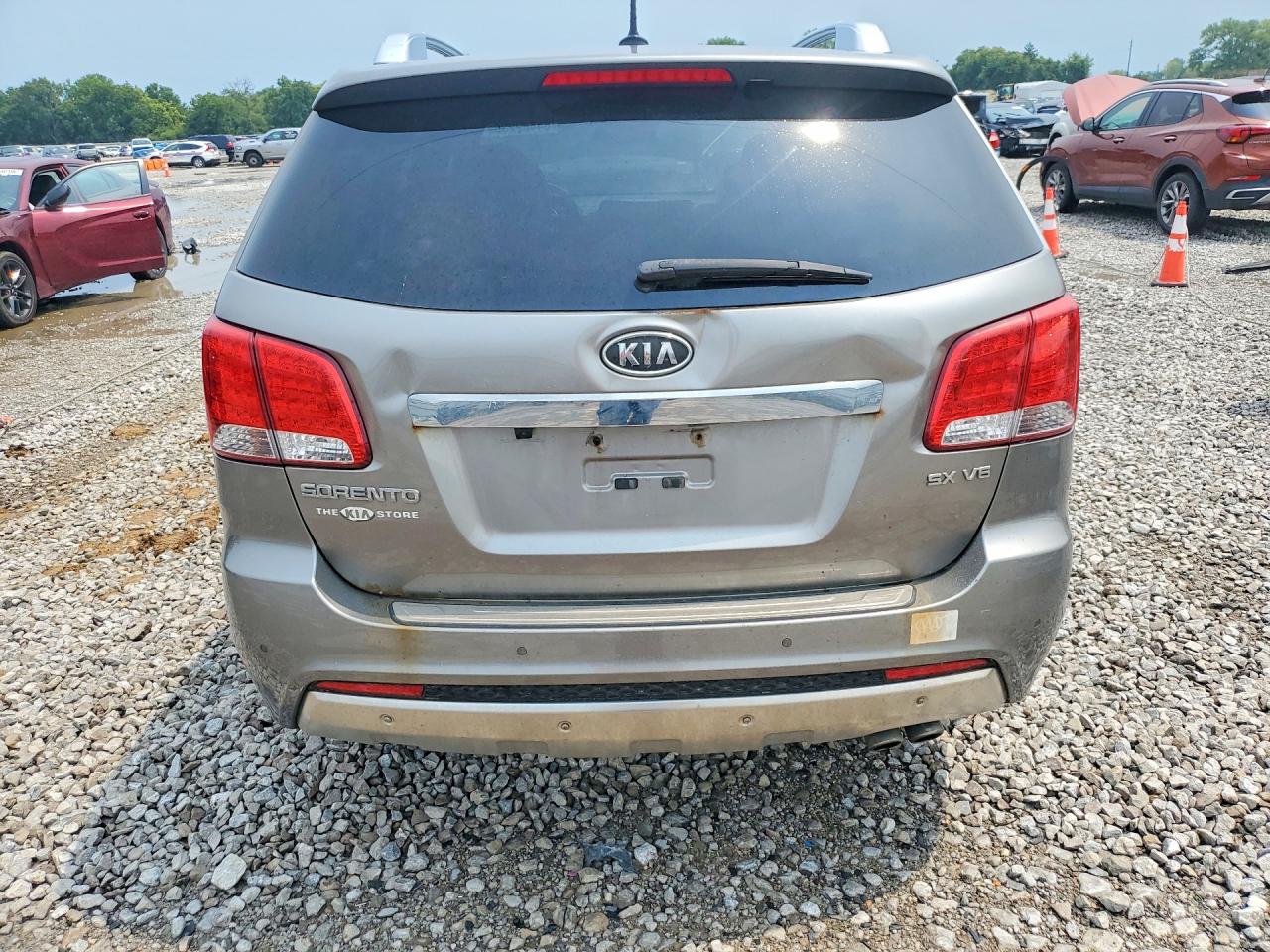 2012 Kia Sorento Sx Gray vin: 5XYKWDA2XCG302439