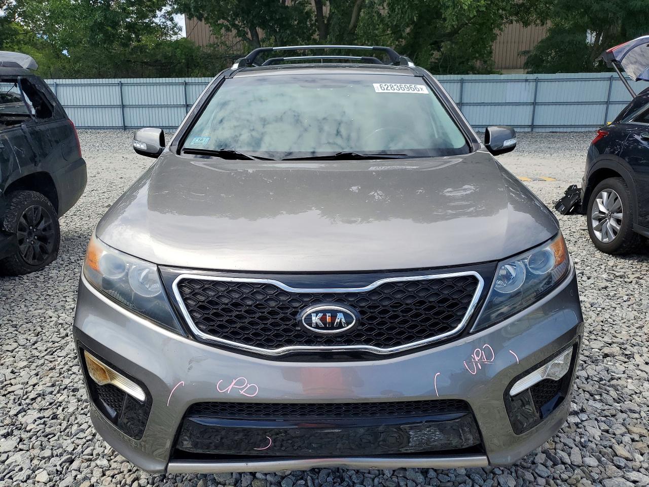 2013 Kia Sorento Sx Gray vin: 5XYKWDA2XDG405569