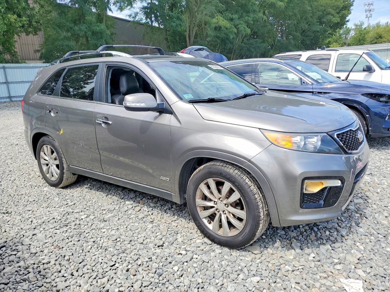 2013 Kia Sorento Sx Gray vin: 5XYKWDA2XDG405569