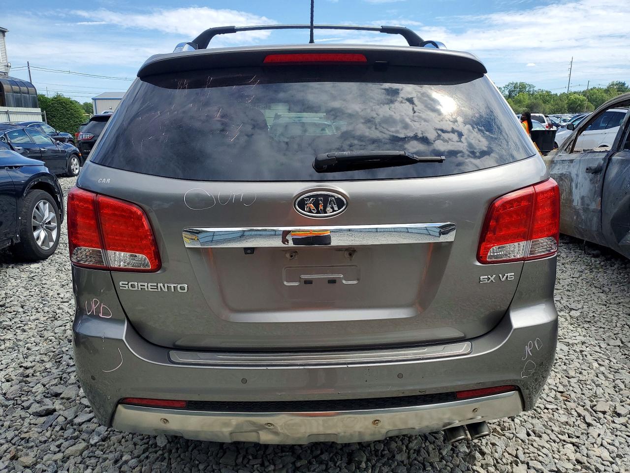 2013 Kia Sorento Sx Gray vin: 5XYKWDA2XDG405569