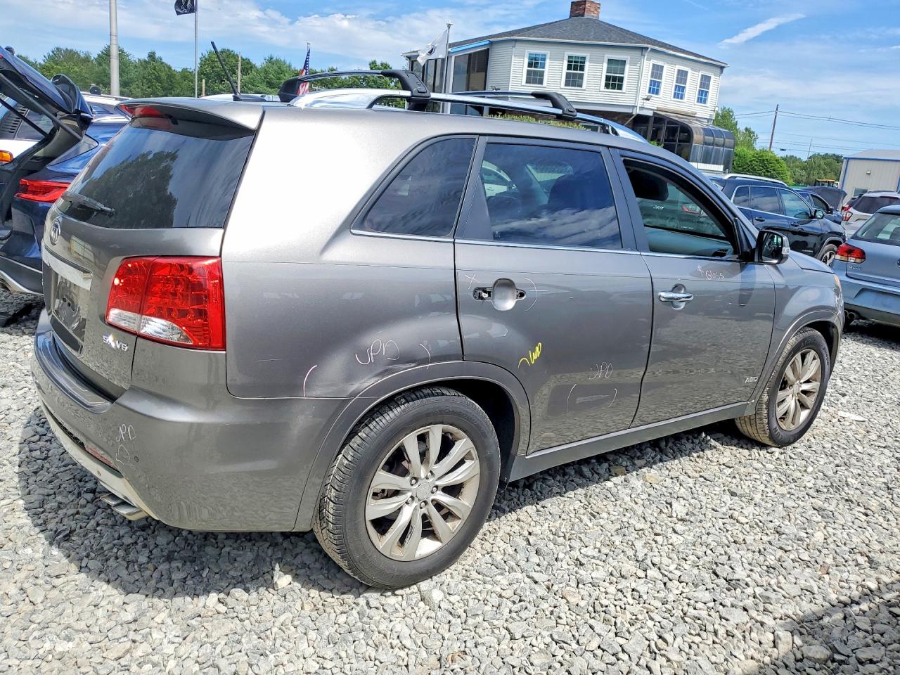 2013 Kia Sorento Sx Gray vin: 5XYKWDA2XDG405569