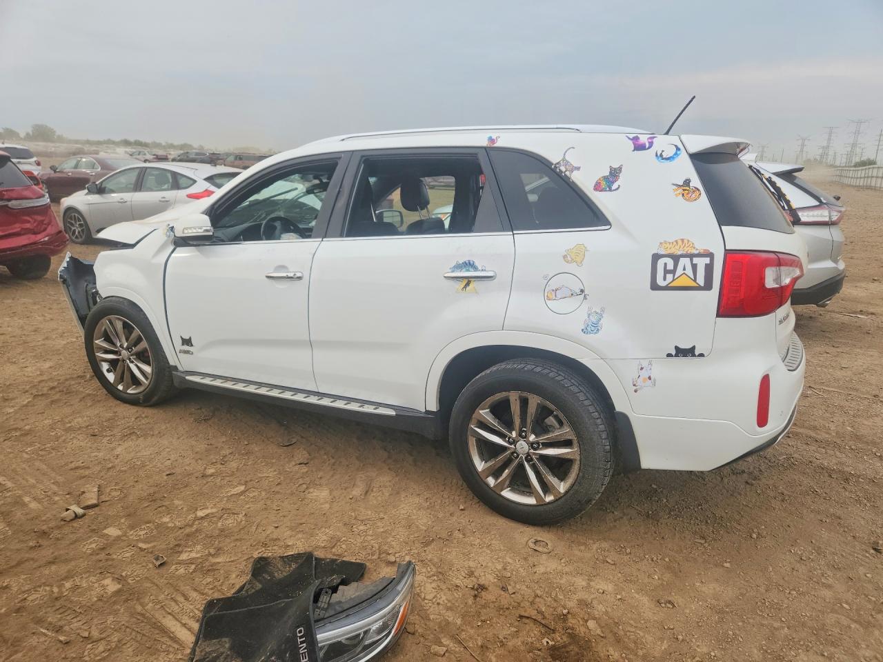 2014 Kia Sorento Sx Limited Белый vin: 5XYKWDA70EG437542