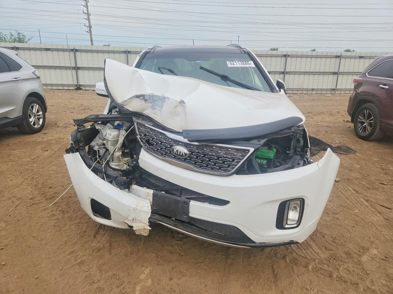 2014 Kia Sorento Sx Limited Белый vin: 5XYKWDA70EG437542